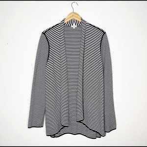 Talbots Stripe Cardigan Sweater Size Large